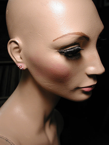 Snake Earrings Rose Gold Studs 14k Modern Medusa Earrings Rose Gold Snake Jewelry by Susan Sarantos